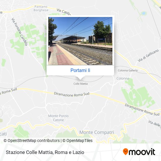 Mappa Stazione Colle Mattia