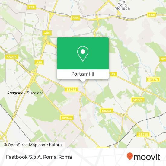 Mappa Fastbook S.p.A. Roma