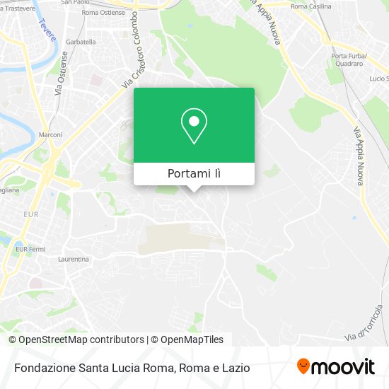 Mappa Fondazione Santa Lucia Roma
