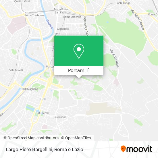 Mappa Largo Piero Bargellini