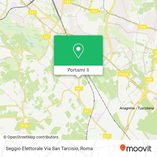 Mappa Seggio Elettorale Via San Tarcisio