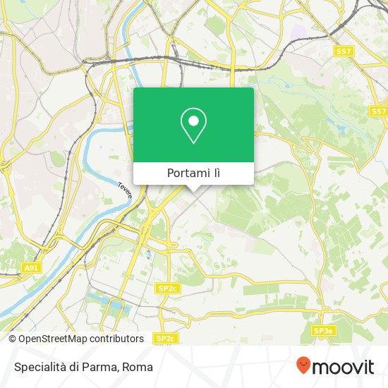 Mappa Specialità di Parma