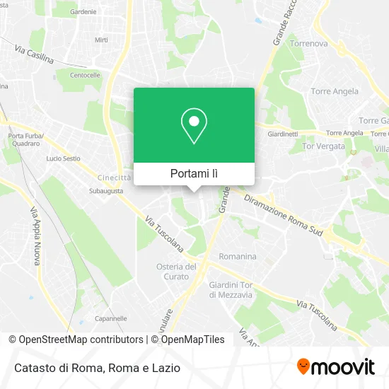 Mappa Catasto di Roma