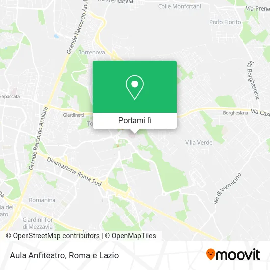 Mappa Aula Anfiteatro