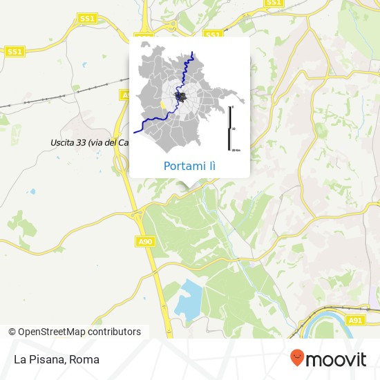 Mappa La Pisana