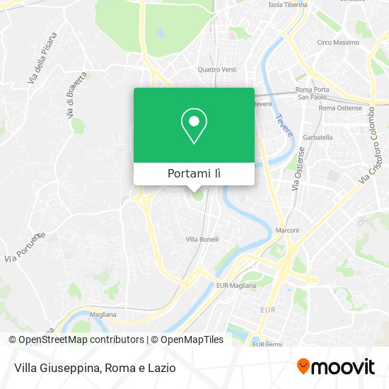 Mappa Villa Giuseppina