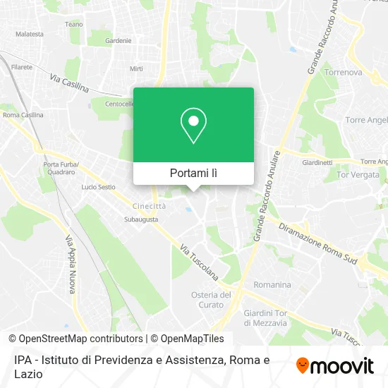 Mappa IPA - Istituto di Previdenza e Assistenza