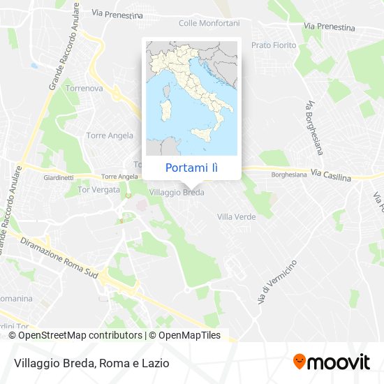 Mappa Villaggio Breda