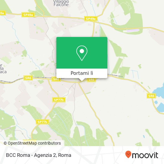 Mappa BCC Roma - Agenzia 2