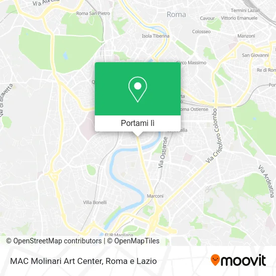 Mappa MAC Molinari Art Center