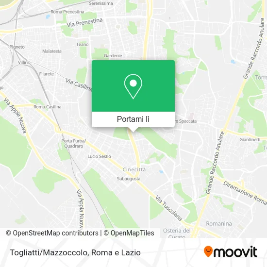 Mappa Togliatti/Mazzoccolo