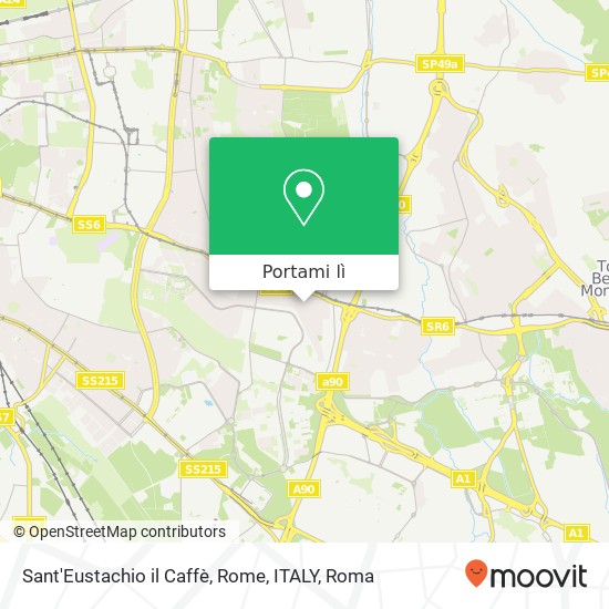 Mappa Sant'Eustachio il Caffè, Rome, ITALY