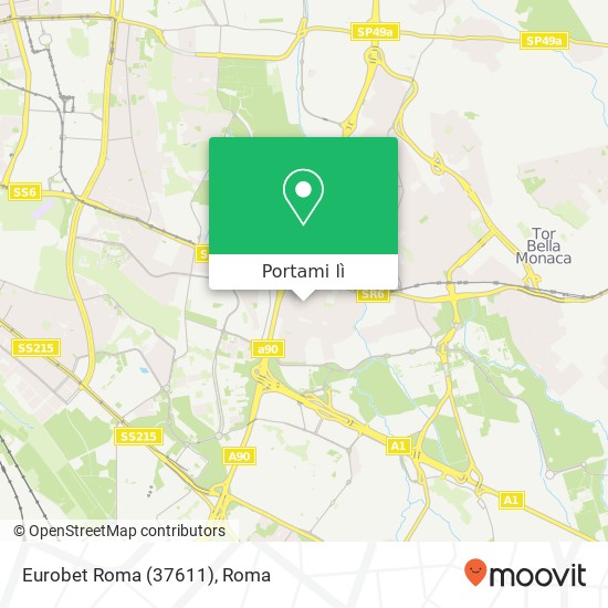 Mappa Eurobet Roma (37611)