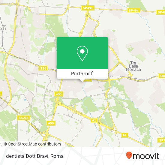 Mappa dentista Dott Bravi