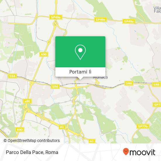Mappa Parco Della Pace