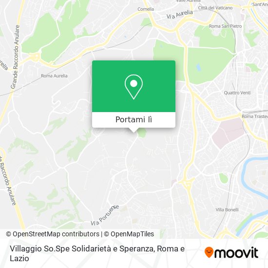 Mappa Villaggio So.Spe Solidarietà e Speranza