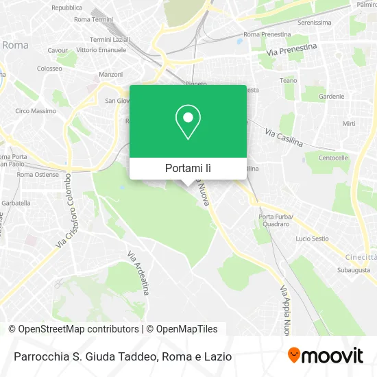 Mappa Parrocchia S. Giuda Taddeo