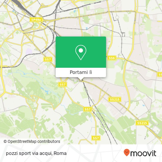 Mappa pozzi sport via acqui