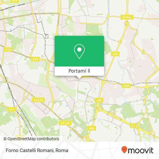 Mappa Forno Castelli Romani