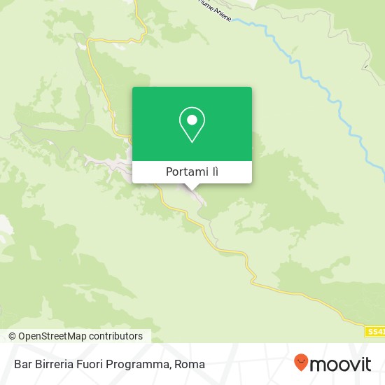 Mappa Bar Birreria Fuori Programma