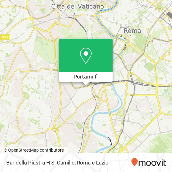 Mappa Bar della Piastra H S. Camillo