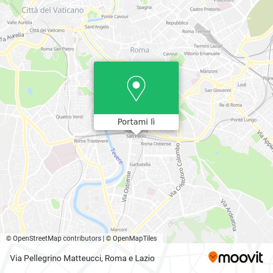 Mappa Via Pellegrino Matteucci