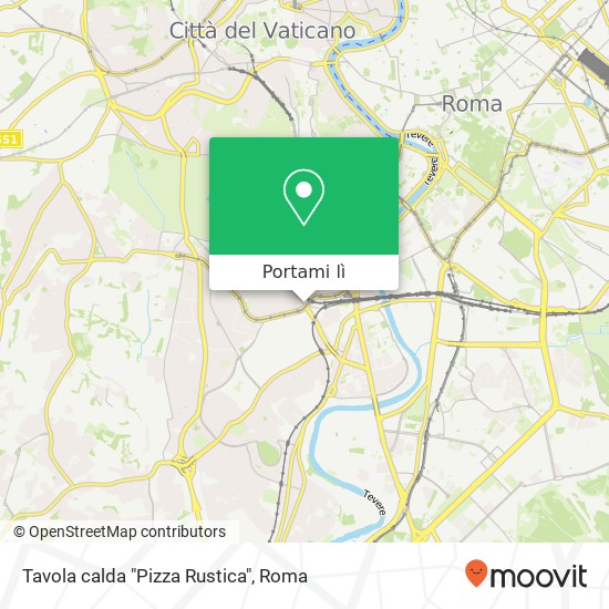 Mappa Tavola calda "Pizza Rustica"