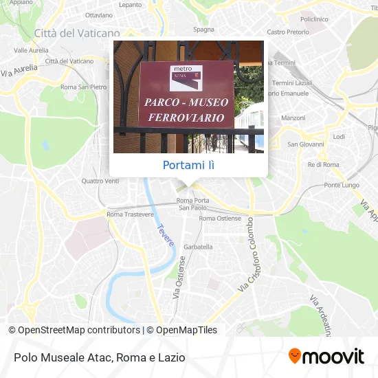 Mappa Polo Museale Atac