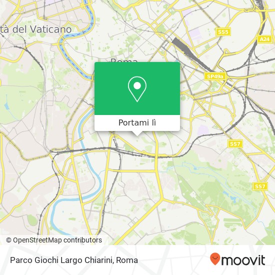 Mappa Parco Giochi Largo Chiarini