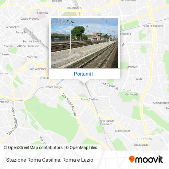 Mappa Stazione Roma Casilina