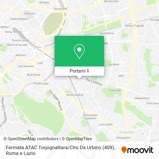 Mappa Fermata ATAC Torpignattara / Ciro Da Urbino (409)