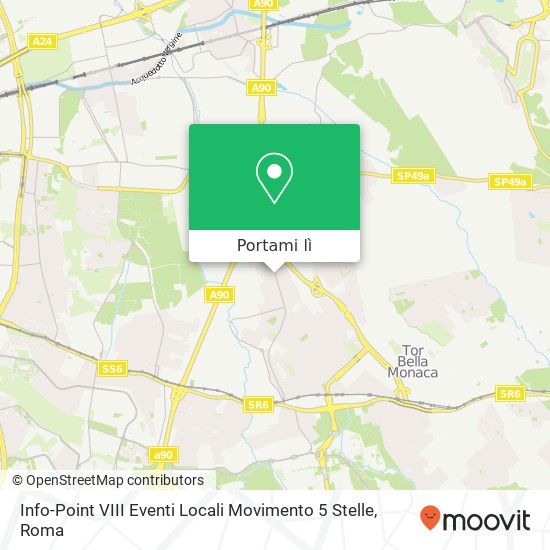 Mappa Info-Point VIII Eventi Locali Movimento 5 Stelle