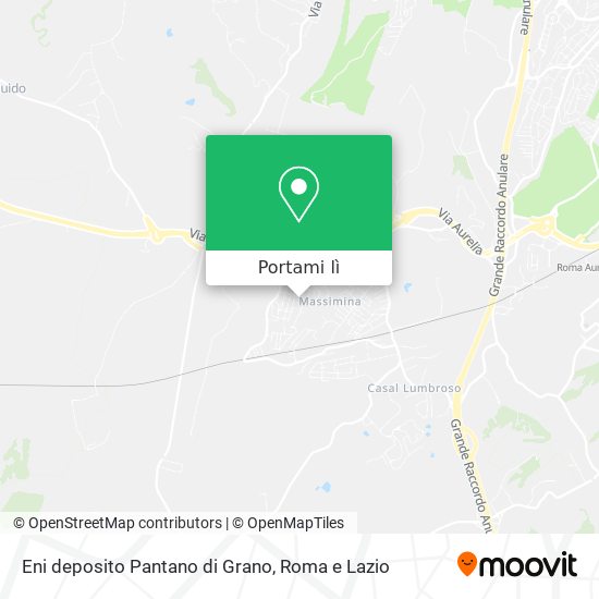 Mappa Eni deposito Pantano di Grano