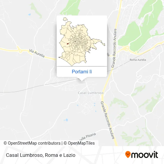 Mappa Casal Lumbroso