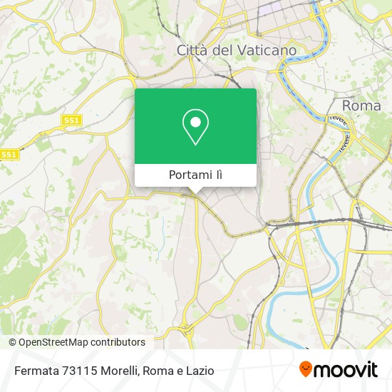 Mappa Fermata 73115 Morelli