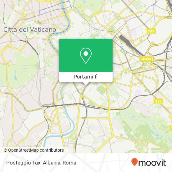 Mappa Posteggio Taxi Albania