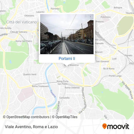 Mappa Viale Aventino