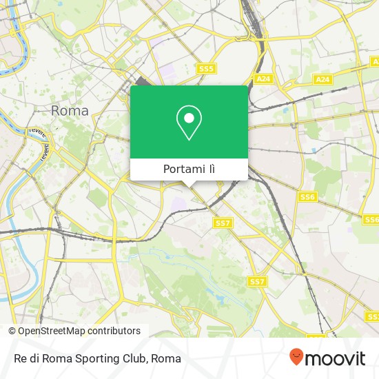 Mappa Re di Roma Sporting Club