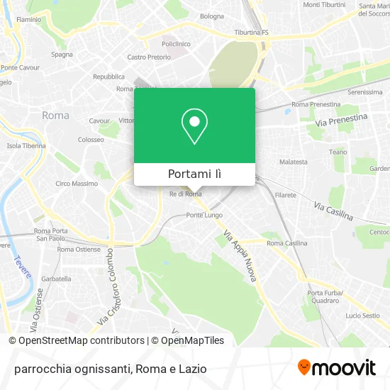 Mappa parrocchia ognissanti