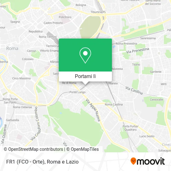 Mappa FR1 (FCO - Orte)
