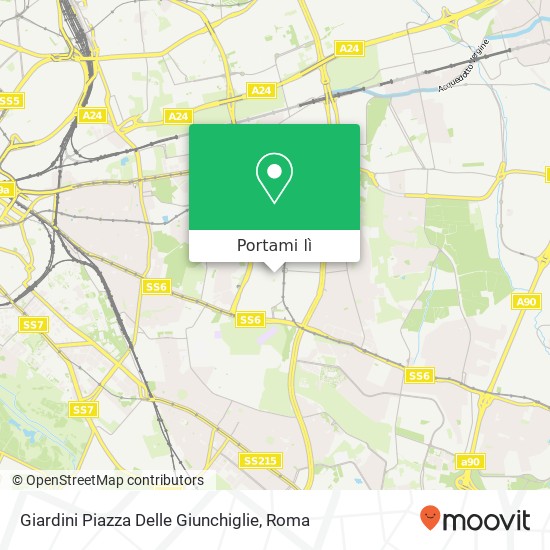 Mappa Giardini Piazza Delle Giunchiglie