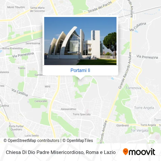 Mappa Chiesa Di Dio Padre Misericordioso