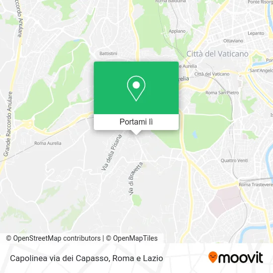 Mappa Capolinea via dei Capasso