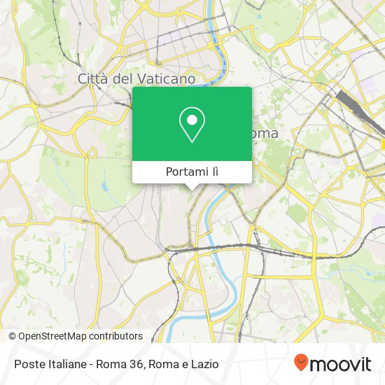 Mappa Poste Italiane - Roma 36