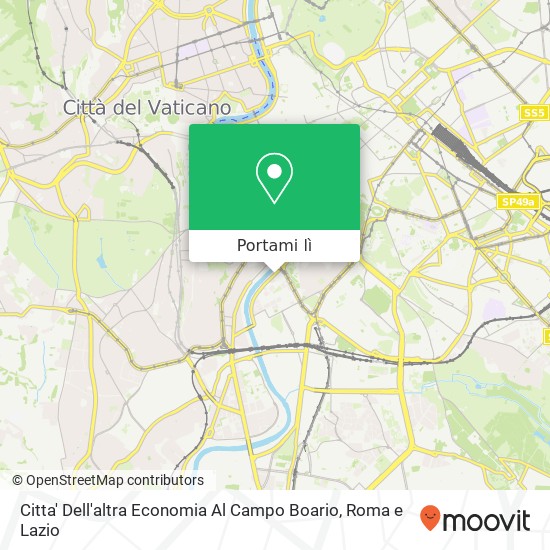 Mappa Citta' Dell'altra Economia Al Campo Boario