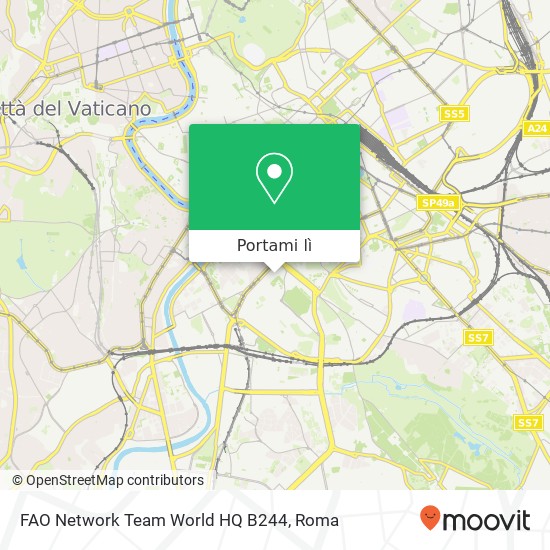 Mappa FAO Network Team World HQ B244