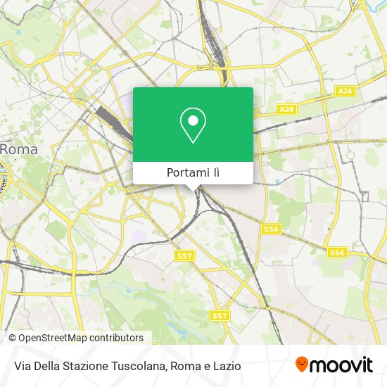 Mappa Via Della Stazione Tuscolana