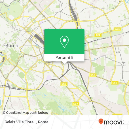 Mappa Relais Villa Fiorelli