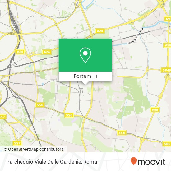 Mappa Parcheggio Viale Delle Gardenie