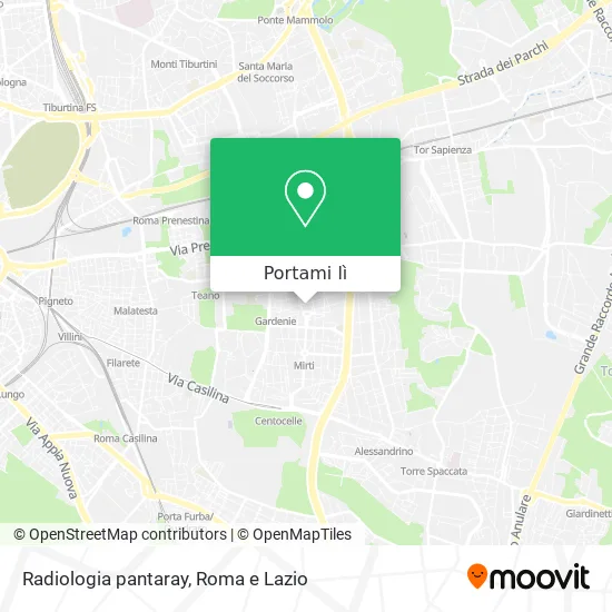 Mappa Radiologia pantaray